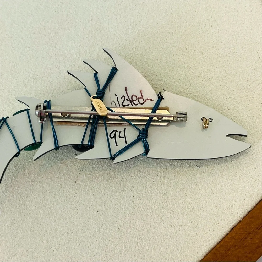 Vintage Liztech Fish Brooch